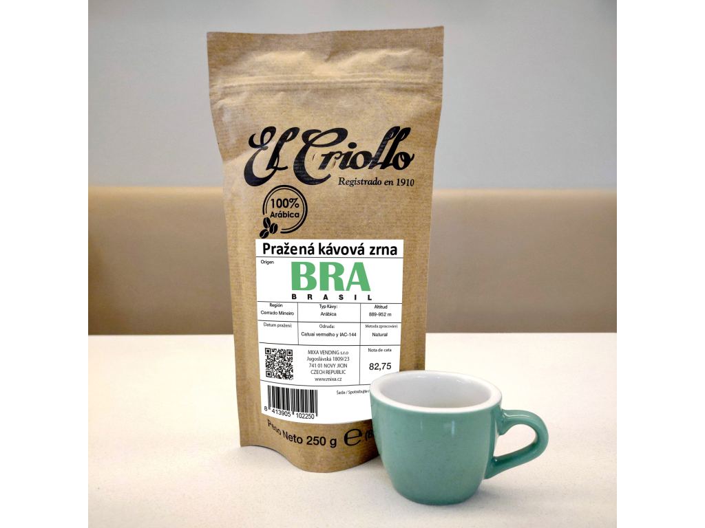Káva El Criollo BRASIL CERRADO 250g