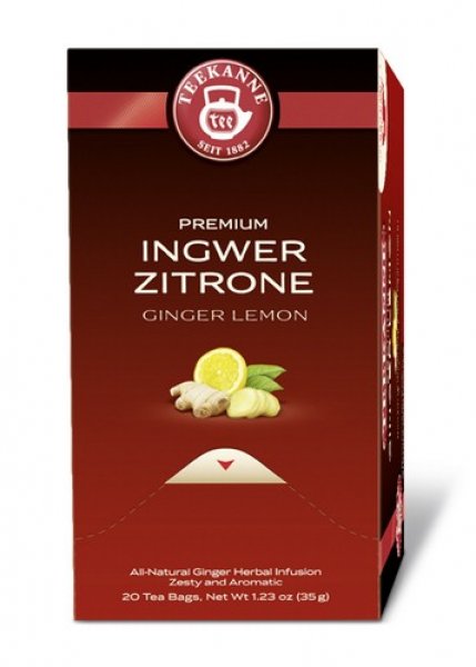 Čaj Ginger Lemon, Teekanne Premium