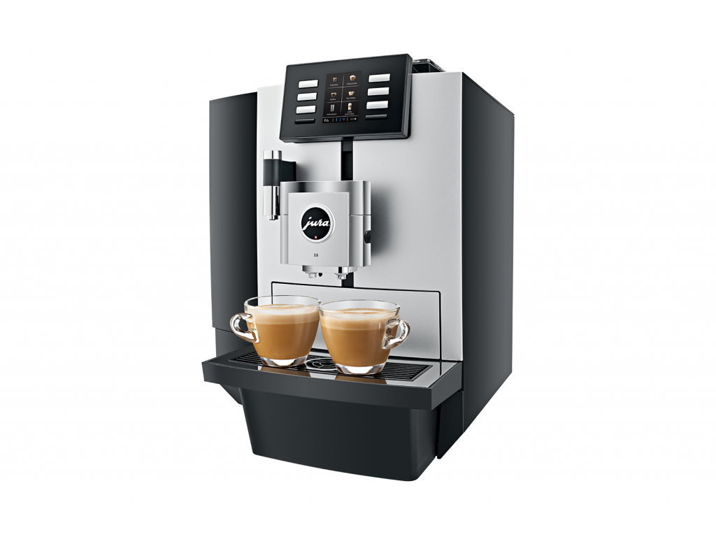Kávovar JURA X8 v provedení Platin