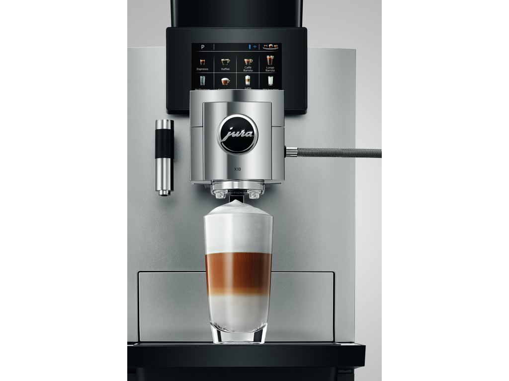 Jednoduchá příprava kávových specialit na kávovaru JURA X10