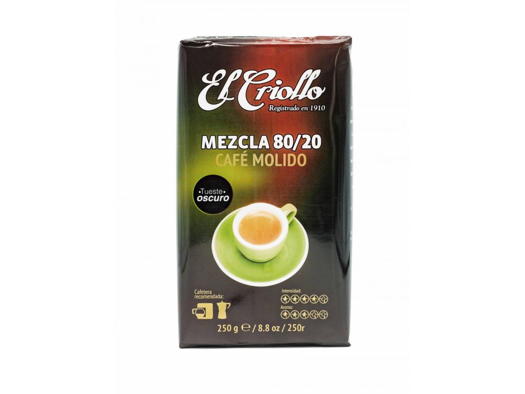 Mletá káva El Criollo MEZCLA 80/20