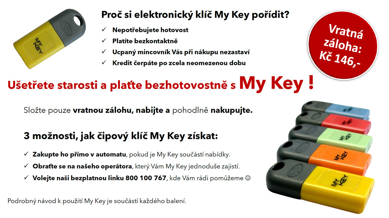 Čipový klíč My Key